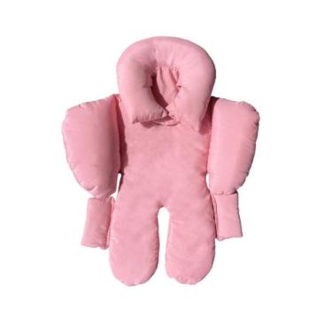 Imagem de Almofada / Redutor de Bebê Conforto 100% Algodão - ROMA BABY, ROSÊ