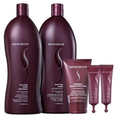 Imagem de Senscience True Hue Violet Duo 1L Renewal Mask 150ml e CPR Tratamento 