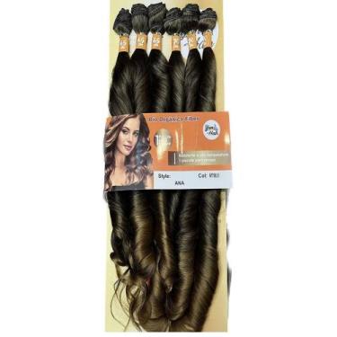 Imagem de Cabelo Ondulado Ana Style Fibra Premiun 70cm - D&D Commerce, 1b/27