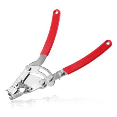 Imagem de LEONTOOL Alicate extrator de cabo de freio de bicicleta, 4ª ferramenta de freio manual - extrator de cabo de bicicleta, esticador de cabo de mão com catraca de travamento, cabo profissional de