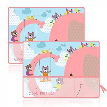 Imagem de Protetor solar de carro para bebês e crianças, pacote com 2 protetores de cortina de janela lateral do carro, protege contra o brilho do sol, raios UV, brilho do interior do carro, bloqueador solar (elefante)