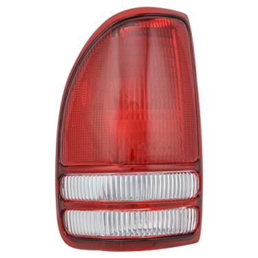 Imagem de TRQ Conjunto de luz traseira esquerda lado do motorista compatível com Dodge Dakota CH2800126 97-04