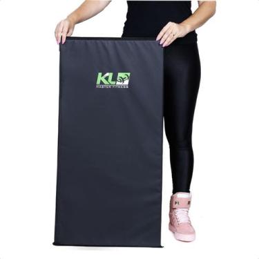 Imagem de Colchonete Academia Kl Master Fitness Nylon , Preto