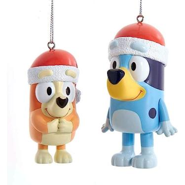 Imagem de Ornamentos Kurt Adler Bluey e Bingo, 2 sortidos