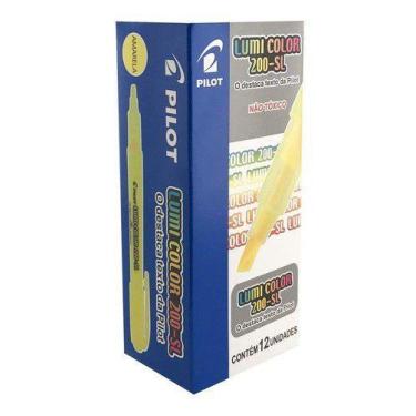 Imagem de Marca Texto Lumicolor 200sl Amarelo - Cx C/ 12 - PILOT