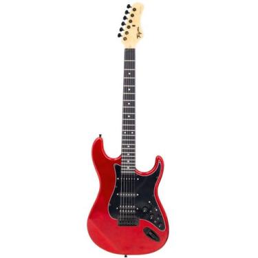 Imagem de Guitarra Elétrica Tagima Sixmart Com Efeitos, Vermelho