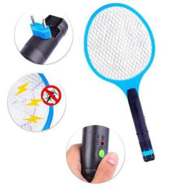 Imagem de Raquete mata mosquito bivolt recarregavel color - XH COMERCI
