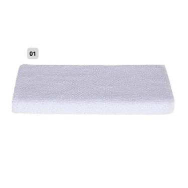 Imagem de Kit 3 Toalha de Salão Cabeleireiro Rosto Preta e Branca Grossa 70cm x 