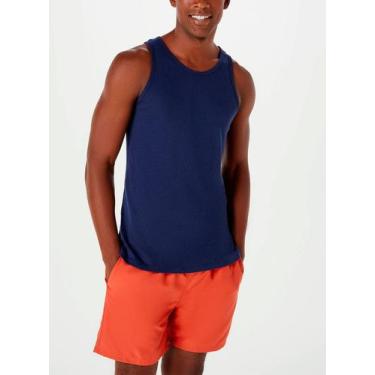 Imagem de Camiseta Regata Hering 015M Masculina Canelada Algodão T. P/XG, M, Axt