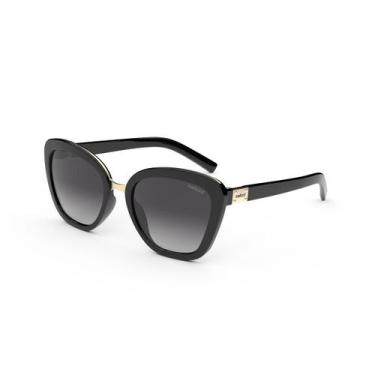 Imagem de Óculos Solar Colcci Céu C0186a0233 Preto Brilho Lente Cinza Degradê, P