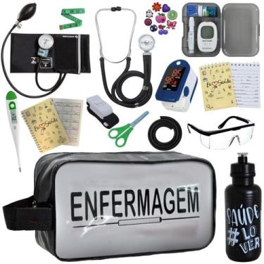 Imagem de Kit De Enfermagem Completo Medidor Glicose Aparelho Pressao - P.A. MED