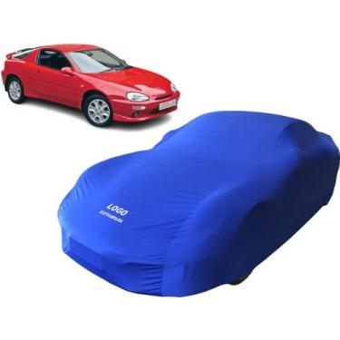 Imagem de Capa Pra Cobrir Carro Mazda Mx3 Esportivo Tecido Helanca - Mz, Azul