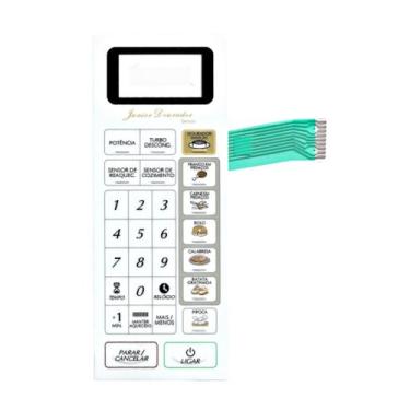 Imagem de Membrana teclado Para Microondas Panasonic Nng 54bh Junior Dourador - 