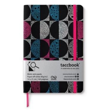 Imagem de Caderno Sem pauta taccbook Optical Rosa 14x21 Flex