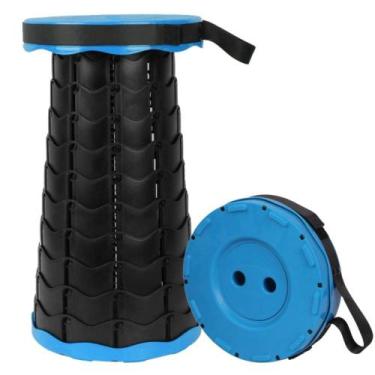 Imagem de Banco Banqueta Dobrável Retrátil Portátil Camping Sortido - TOP RIO