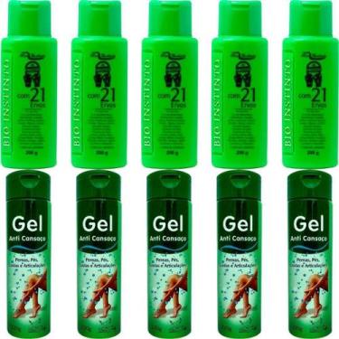 Imagem de Revenda 5 Gel Detonador Com 21 Ervas + 5 Gel Anti Cansaço - Bio Instin