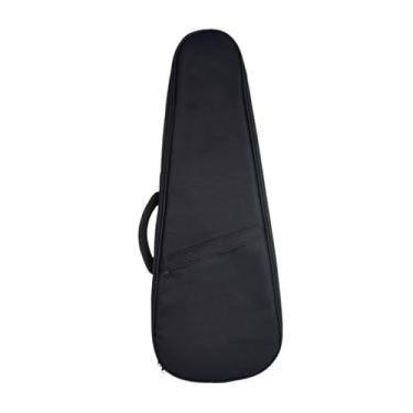 Imagem de Colaxi Bolsa para violão à prova d'água, estojo para violão de 23 polegadas, acolchoamento grosso, bolsa acolchoada para ukulele, instrumento musical de, Preto