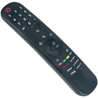 Imagem de Controle remoto de substituição MR23GA compatível com LG Class B3/C3/G3/M3/75/80/UR7800/UR9000 Series OLED EVO LED QNED 4K UHD Smart webOS TV OLED55B3PUA OLED65B3PUA OLED77B3PUA 86UR7800PUA