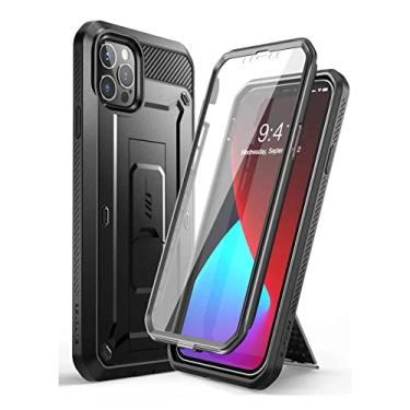 Imagem de SUPCASE Capa Unicorn Beetle Pro Series para iPhone 12 Pro Max (versão 2020) de 6,7 polegadas, protetor de tela integrado com coldre robusto (preto)
