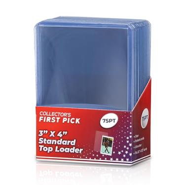 Imagem de (25) 75pt Premium Top Loader Pack Card Sleeves Thick Storage Card Protector For Pokemon, Football, Basketball, Baseball, Hockey and Memorabilia Ultra Clear Card Sleeve Hard Protector Storage Pro