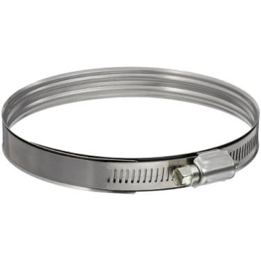 Imagem de Murray Braçadeira de mangueira de contas duplas de aço inoxidável com parafuso Plt de zinco, 10 cm a 12,4 cm, 1/5.1 cm L, 89-101.6 cm Lbs (pacote com 5)