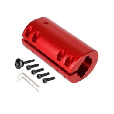 Imagem de Dynwave Scooter dobrável braçadeira apertar acessórios acessório prático scooter braçadeira de tubo para skate ao ar livre adultos, Vermelho