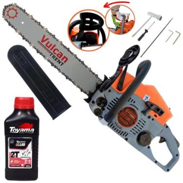 Imagem de Motor Serra Moto Serra Motosserra Com ÓLEO TOYAMA 2T Á Gasolina 62cc 4