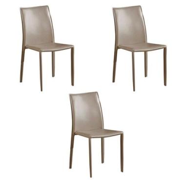 Imagem de Kit 3 Cadeiras Letícia Fendi - Rivatti