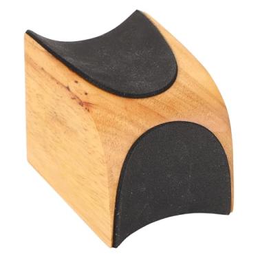 Imagem de Resto de Pescoço de Guitarra, Travesseiro de Suporte de Madeira para Bass Bandolim Banjo, Descanso de Pescoço de Instrumentos Com 2 Alturas, para Reparo, Limpeza