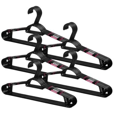 Imagem de Cabides Adulto Preto Reforçado 40cm Leve 30 Pague 25 Sanremo