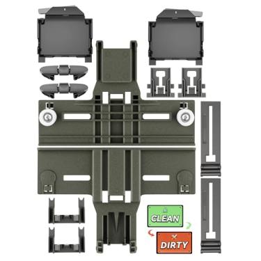 Imagem de S-Union [Pacote Com 13] Atualizado W10350376 Peças De Prateleira Superior Para Lava-Louças E W10320664/5 Caixa De Ajuste Para Peças De Lava-Louças Kenmore, W10350374 W10195840 Para Peças De Pratelei