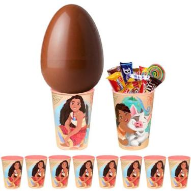 Imagem de Kit 5 Copos para base de Ovos de Páscoa Caseiro da Moana - Plasutil, C