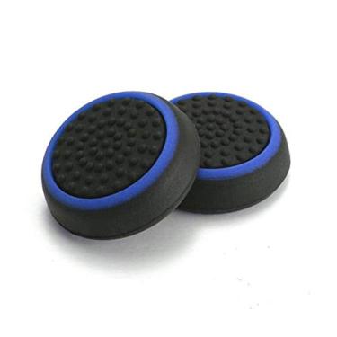 Imagem de Boné Joystick de silicone com aderência analógica, capa para polegares para controle de jogos PS4 PS3 Xbox One Xbox 360 (preto)