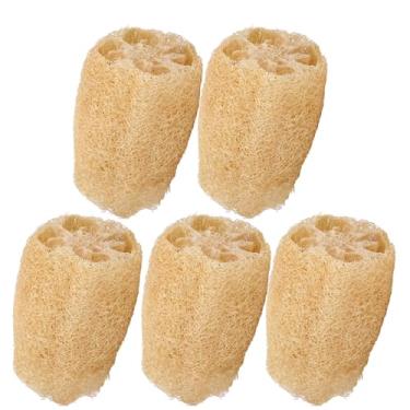 Imagem de Esponja de bucha, Estrutura de fibra porosa Absorve eficazmente a gordura Alta absorção de água Esponja de louça de bucha Macia e flexível Esfoliante vegetal