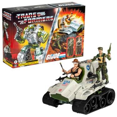 Imagem de Transformers x G.I. Joe, Conjunto Action Figure, Kup Triple T - Figura com 22,8 cm + 2 Figuras de 9,5 cm - A partir de 8 Anos