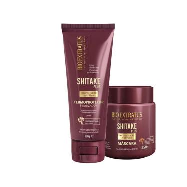 Imagem de Kit Shitake Reconstrução Máscara + Finalizador Bio Extratus