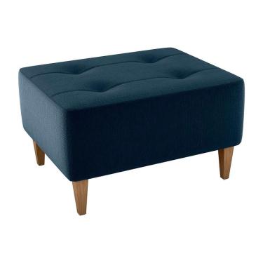 Imagem de Puff Piva Suede Azul