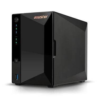 Imagem de Storage Asustor 2-Baias AS3302T V.2 - Realtek RTD1619B 1.7GHz (Quad-Core), 2GB DDR4, 1X 2,5 GbE, Torre