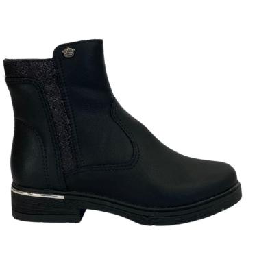 Imagem de Bota Coturno Pink Cats V5021 Infantil Preto confortável