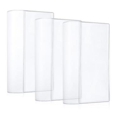 Imagem de 3 peças, capa transparente para caderno, capa de caderno A6, capas de plástico transparente para cadernos, foguetes, materiais de scrapbook, acessórios para notebook A6