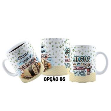 Imagem de Caneca 325ml Páscoa Unidos pela Fé e amor que ele nos ensinou - LARANJ