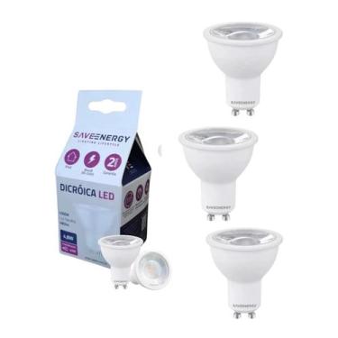 Imagem de 4 Lâmpada Mr16 Led 7w Branco Quente 2700k 580lm Save Energy
