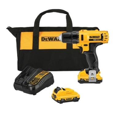 Imagem de Furadeira Parafusadeira 12v + Carregador + Bolsa Dewalt