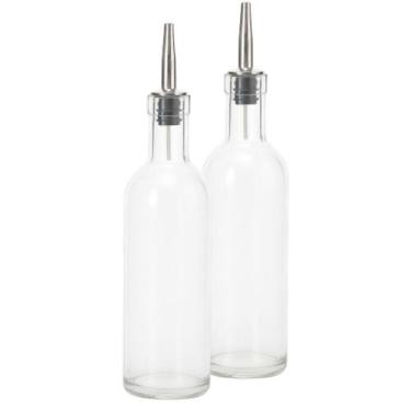 Imagem de Conjunto 2 Dispenser Para Azeite e Vinagre com Dosador Inox- Home land