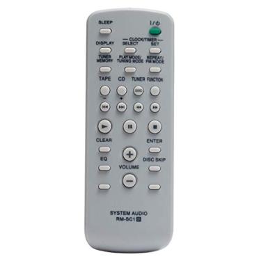 Imagem de RM-SC1 Controle remoto substituído para Sony Hi-Fi Component System CMT-NE3 HCD-NE3 SS-CNE3 MHC-GX250 SS-RG444 HCD-GX250 CMT-NE5 SS-CNE5 HCD-NE5 1-478-519-11