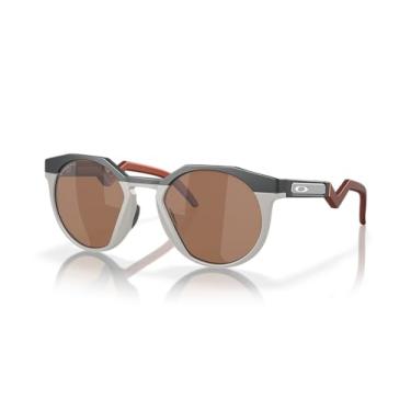 Imagem de Óculos de Sol Oakley Hstn 0OO9242 924206 Tam 52 / Cinza Escuro - Lentes Prizm Tungsten