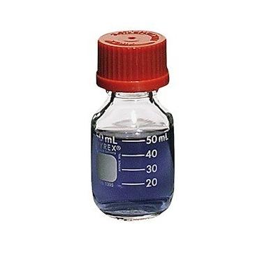 Imagem de Pyrex 1395-50 Brand 1395 Media Storage Bottle w/Screw Cap, 50 mL