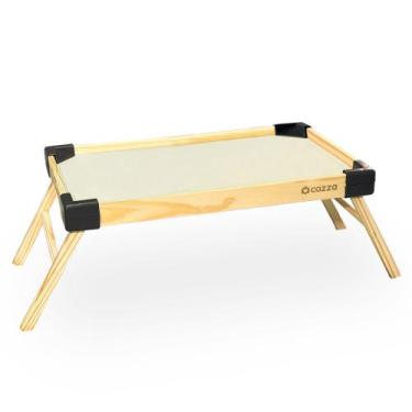 Imagem de Bandeja de Cama para Café Strong com Pés Dobráveis Cazza - Golden, UNI