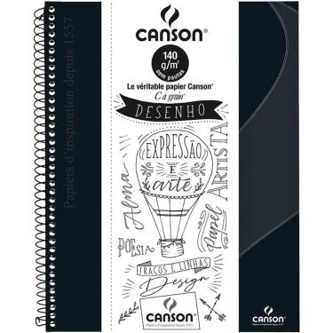 Imagem de Caderno Sketchbook Desenho 140g-m² 40 Folhas Canson