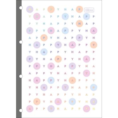 Imagem de Refil Para Caderno Argolado Universitário Happy 56g 80f Tilibra